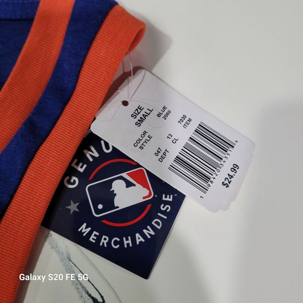 New With Tags New York Mets Tank Top Size Adult Small Royal Blue B16 - Picture 6 of 8